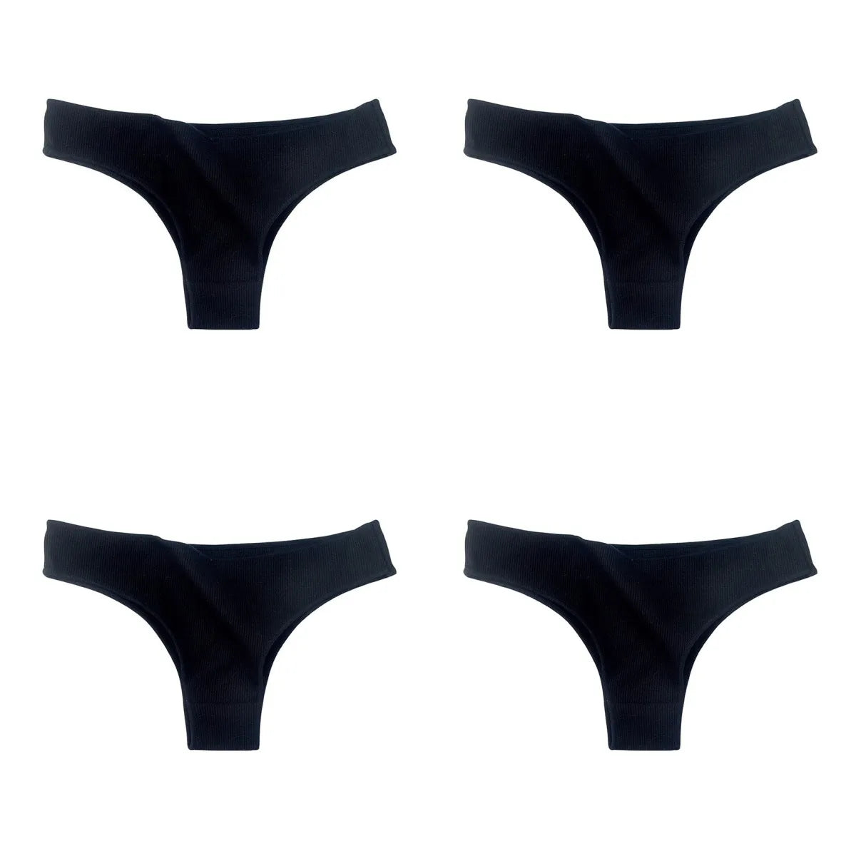 4Pcs/Set Cotton Panties Women Breathable Briefs Soild Underwear Female Underpants Low Waist Brazilian Panty Sexy Lingerie M-XL