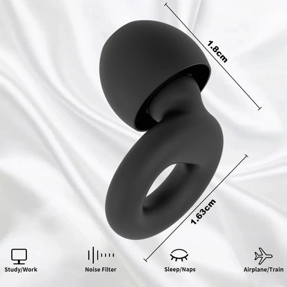 Silicone Earplugs for Swimming Sleep Noise Cancel Noise Reduction-Soundproof Reduce Disturbances -Quality Earplugs