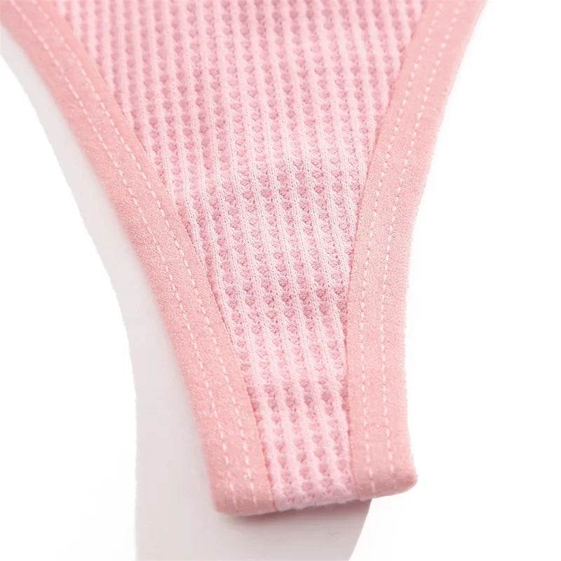 Soft Cotton G-String Panties – 7-Piece Set for Women