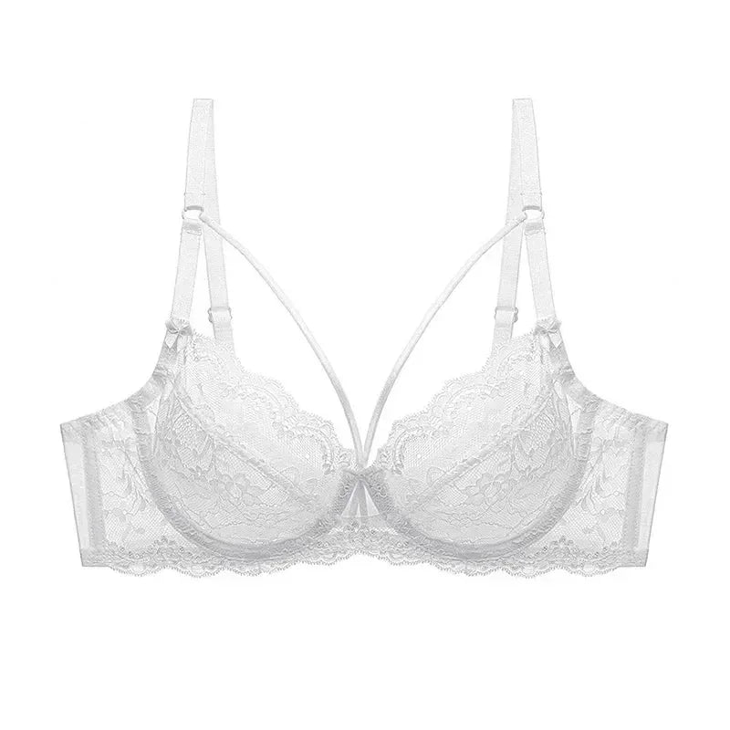 Logirlve Wholesale 3PCS Sexy Underwear Woman Lace Bras Hollow out Ultrathin Bra Women&