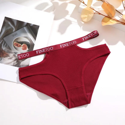 Cotton Double Letter Belt Briefs – Sexy &amp; Comfortable Women&