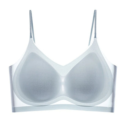 Ultra-Thin Breathable Ice Silk Top Bra Women&