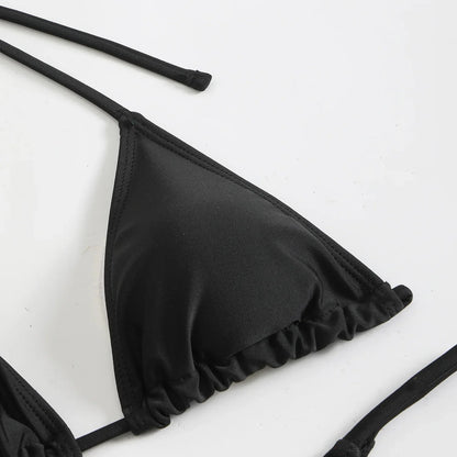 2025 European and American New Solid Color Special Mesh Four-piece Beach Swimsuit Sexy Bikini Burkini Muslim Swimwear