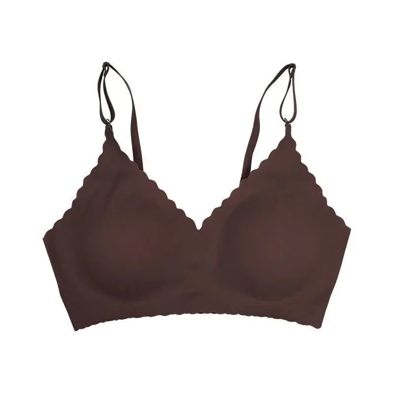 Seamless Ice Silk Ultra-Thin Breathable Bra Comfortable Breathable Underwear Women&