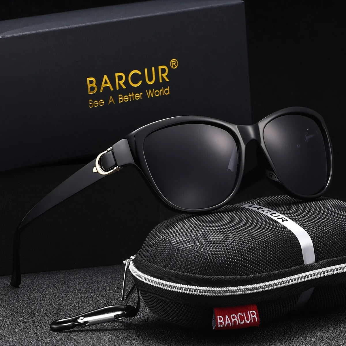 BARCUR Polarized Men’s Fashion Sunglasses – Elliptical Gradient TAC Lens with UV400 Protection – Lightweight Stainless Steel Frame Stylish Summer Eyewear for Travel Driving &amp; Outdoor Gift Occasions