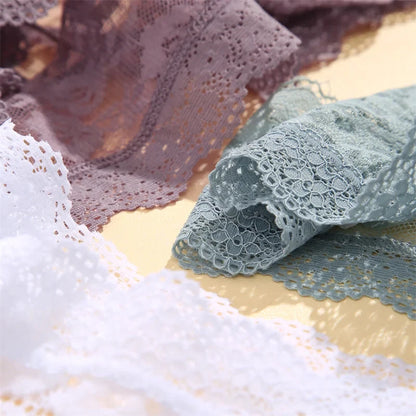 Full Lace Thongs – 3-Piece Lingerie Set for Women