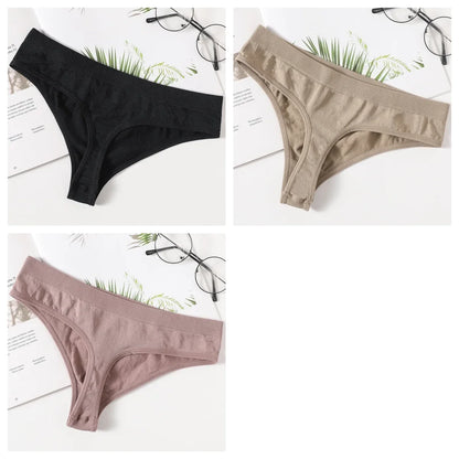 3Pcs/Set Thongs Women&