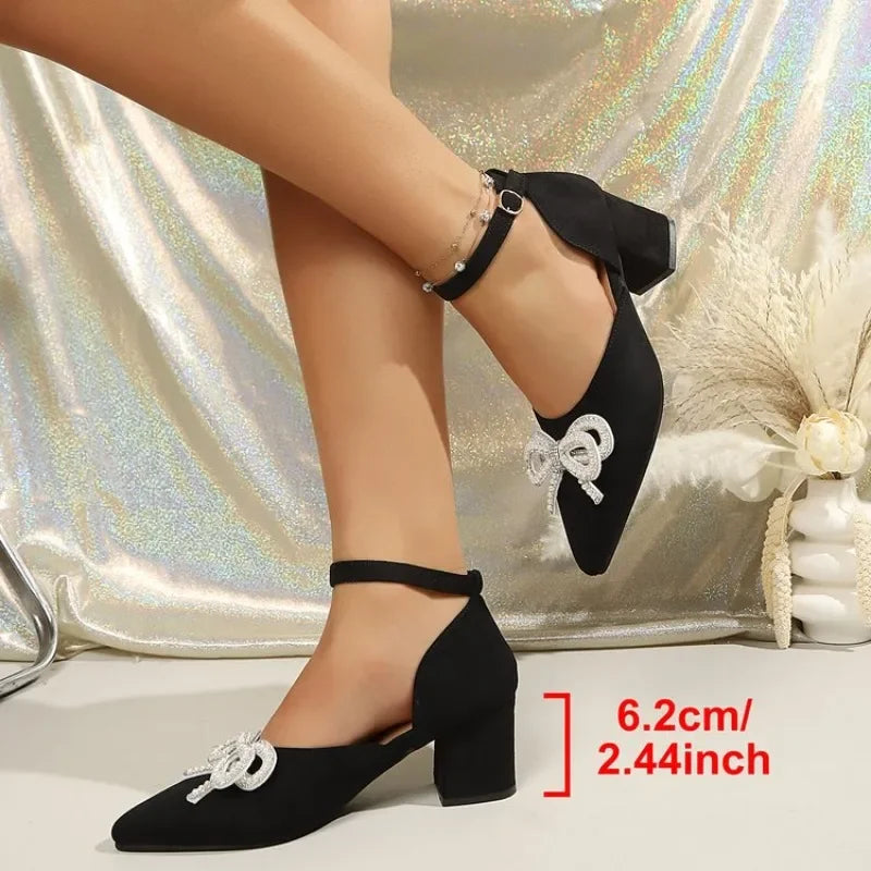 2026summer New Heel Pointed Toe Strap High-Heeled Sandals Women&