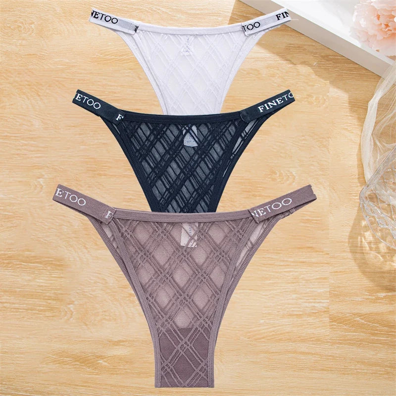 Premium Cotton Briefs for Women – Seamless Low-Rise Panties (3-Piece Set)