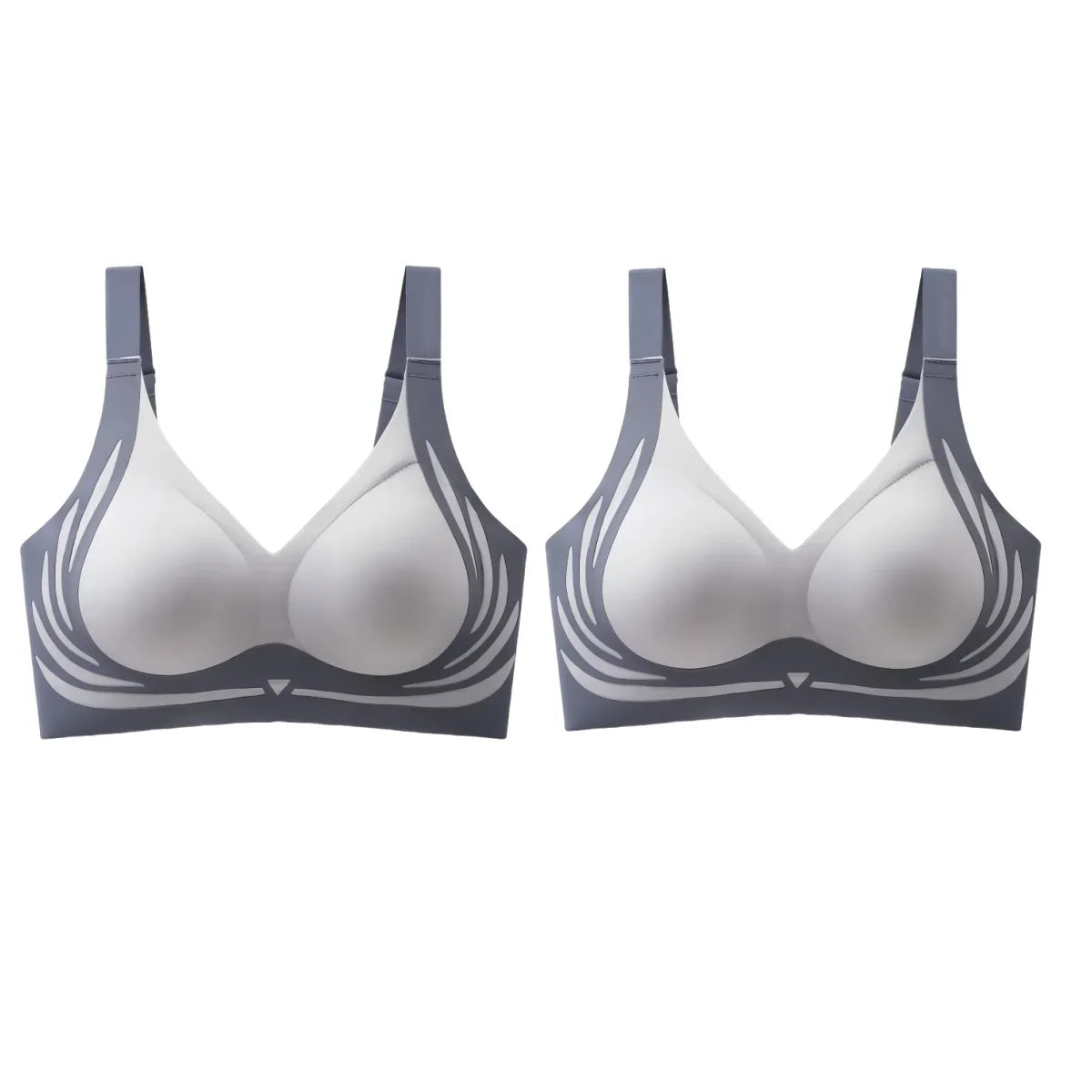 2Pcs/Set Non-wire Push-Up Bras Women&