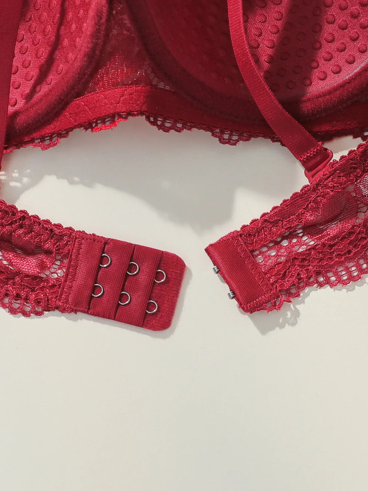 2-piece hot selling lace gathering and lifting bra set sexy women&