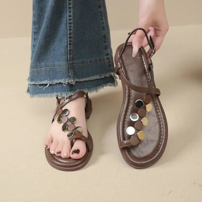 All-Match Flat Sandal Shoe Summer Heels 2026 Women&