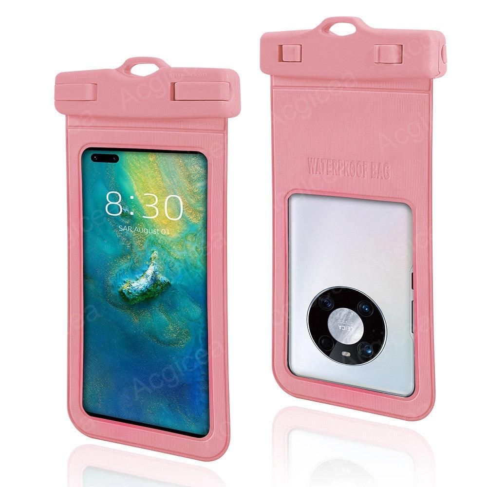 Waterproof Phone Case Pouch Protector For iPhone Cell Phone Cover Underwater Case Universal Water Proof Bag Waterproof Case Cellphone Pouch for iPhone 13 Pro Max Case &amp; Strap