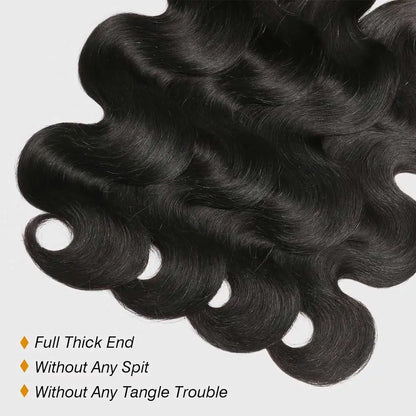 30 40 Inch Body Wave 1 3 4 Bundles Brazilian Remy Virgin Human Hair Wavy Double Bundles Weave Extensions