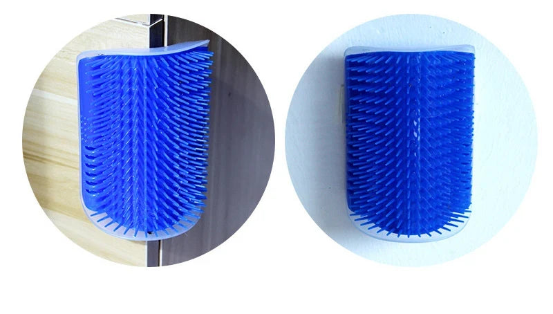 Massage Pet Cat Brush Corner Scrape Hair Removal Beauty Clean Corner Brush Removable Scratcher Comb for Kitten Cat