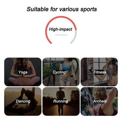 NCLAGEN Impact Scoop Back Bra High Support Yoga Tops Women Push-up Gym Clothes Pilates Sports Underwear Quick Dry Workout Vest