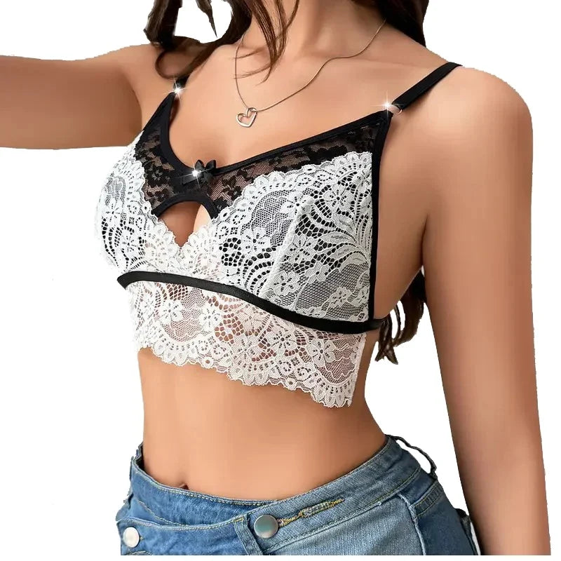 1pcs Sexy Lace Floral Women&