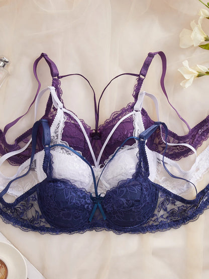 3Pcs Sexy Lace Women&