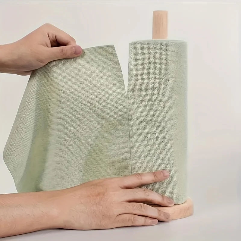 20 Sheets/Roll Microfiber Dishcloth – Multi-Functional Double-Sided Kitchen Cloth, Ideal for Utensil Cleaning, Kitchen Accessory