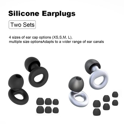 Silicone Earplugs for Swimming Sleep Noise Cancel Noise Reduction-Soundproof Reduce Disturbances -Quality Earplugs