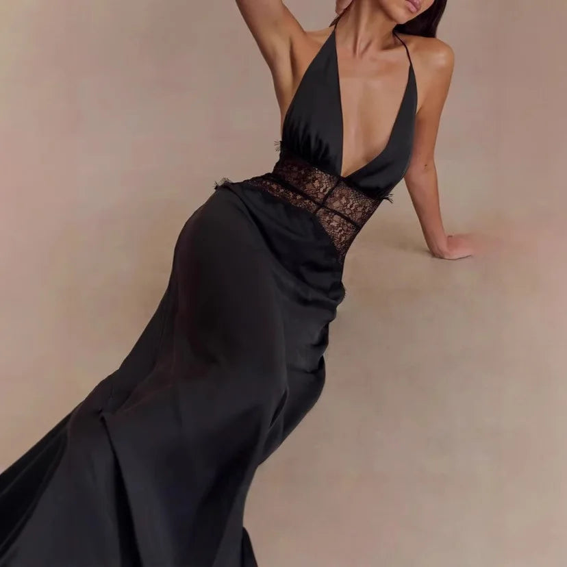 Summer Backless Sexy Long Dresses Women&