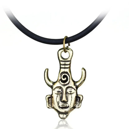 Hot Movie Supernatural Dean Leather Rope Coppery Pendant Necklace for Women Men Winchester Jensen Jewelry Ackles Amulet Vintage