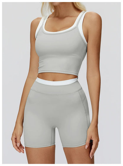 Color Blocked Fitness Bra Workout Tops Gym Underwear Fitness Sports Bras Athletic Sport Bra Women Backless Gym Yoga Crop Top