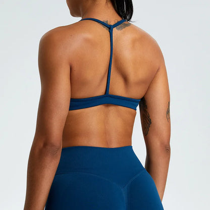 Women Sports Underwear High Support Sports Top Push Up Yoga Bra Gym Crop Top Fitness Workout Bra Running Brassiere Sportswear