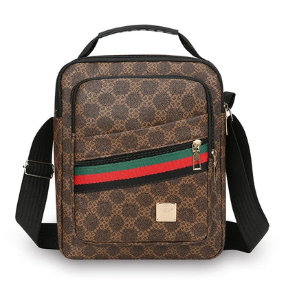 Mens Crossbody Bag With Multi Layer Design For Travel And Daily Commute Water Resistant Oxford Material