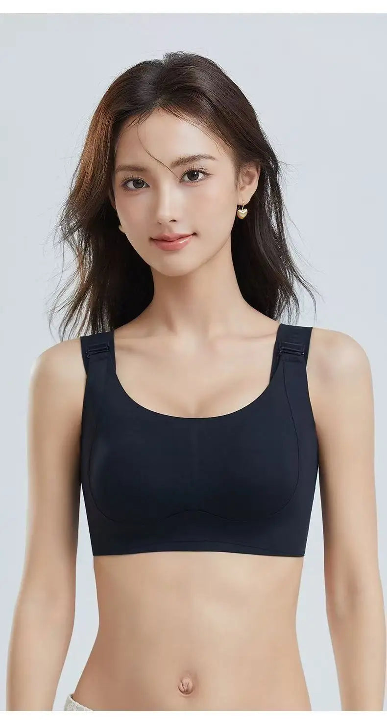 New Seamless Minimizer Bra for Women, Full Cup Lift &amp; Side Support, Anti-Sagging Wireless Comfort, Adjustable Plus Size Bras