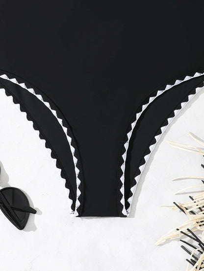 Strappy Two Pieces Swimsuit Women 2026 Black Swimwear Female Beach Wear Bathers Bathing Swimming Swim Suit