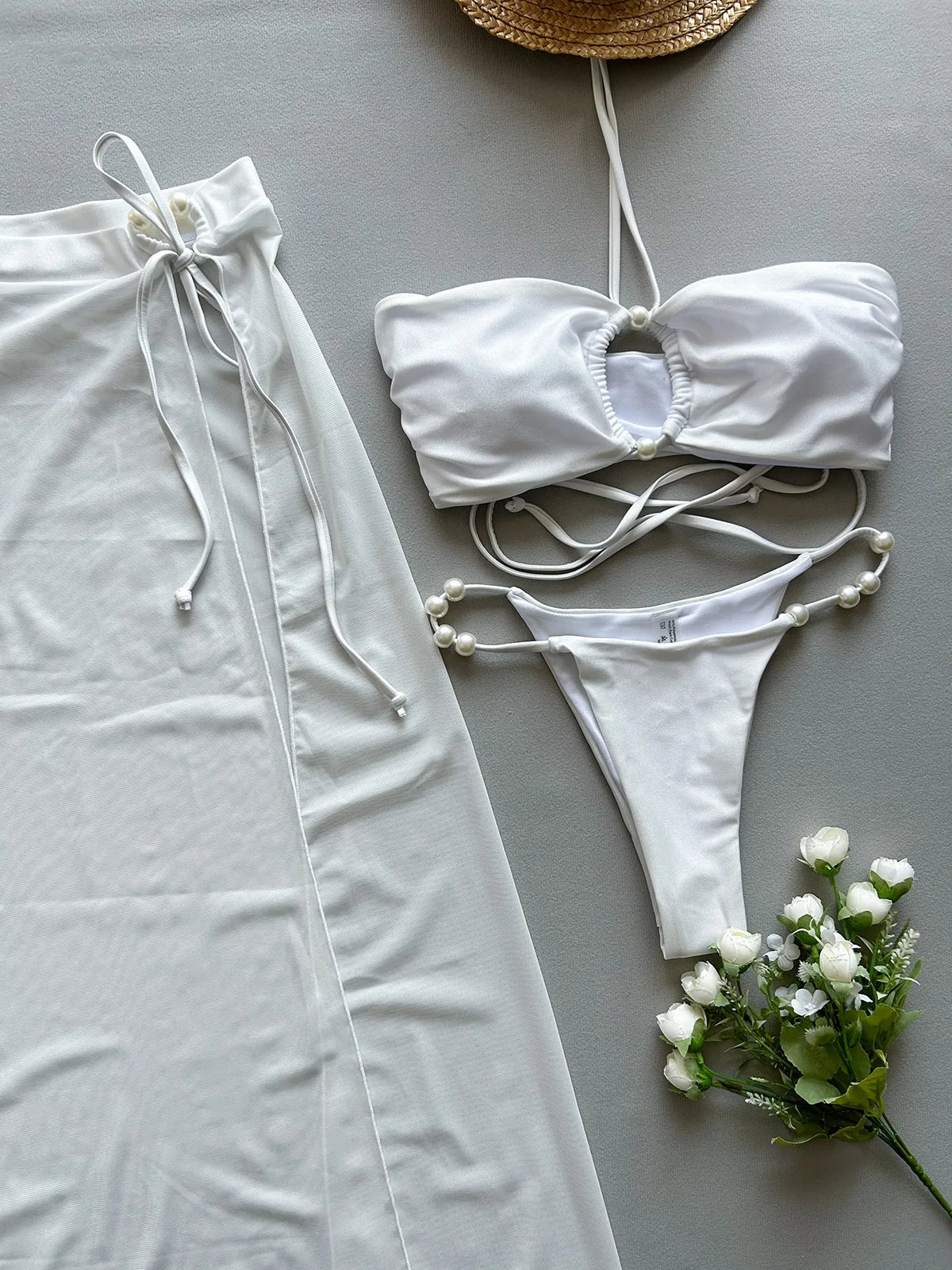 3 Pieces Bikini Set 2025 Sexy Women&