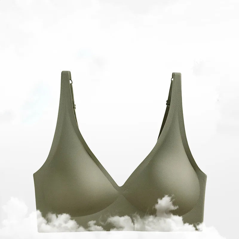 Women Push-Up Bra And Panties Set Non-wire Brassiere Low Waist Briefs Sexy Lingerie Women&