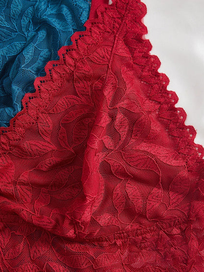 3 Colors Plus Size Lace Women&
