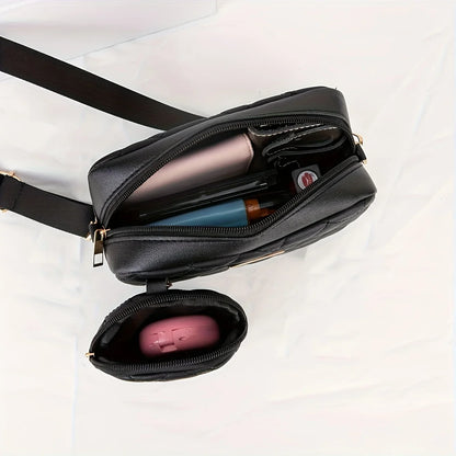 Crossbody Bag Women - Embroidered Coin Purse Adjustable Strap