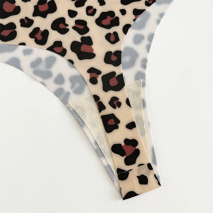 Seamless G-String Thongs for Women — 3-Piece Set with Cute Fruit Design