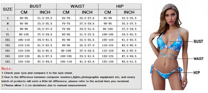 High Waist Bikini Swimsuit Women 2024 Floral Print Swim Suits Drawstring Front Shorts Boxers Swimwear Trunks Pool Bathing Suit