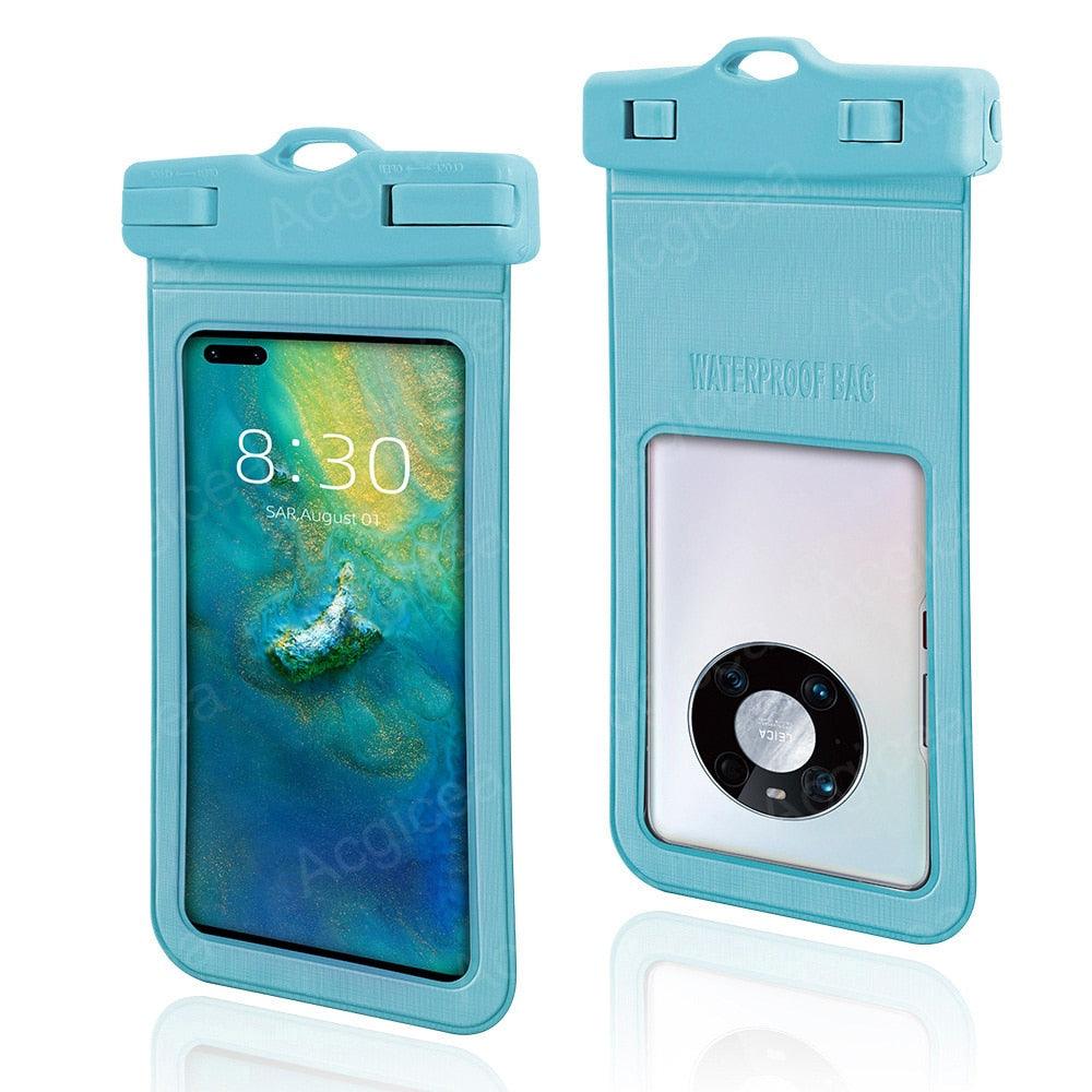 Waterproof Phone Case Pouch Protector For iPhone Cell Phone Cover Underwater Case Universal Water Proof Bag Waterproof Case Cellphone Pouch for iPhone 13 Pro Max Case &amp; Strap