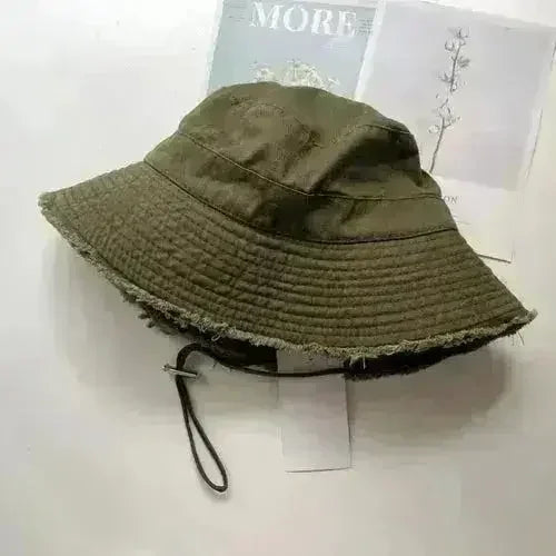 Luxury Bucket Beach Hat - Y2K Wide Brim Sun Hat - Wedding &amp; Party Elegant