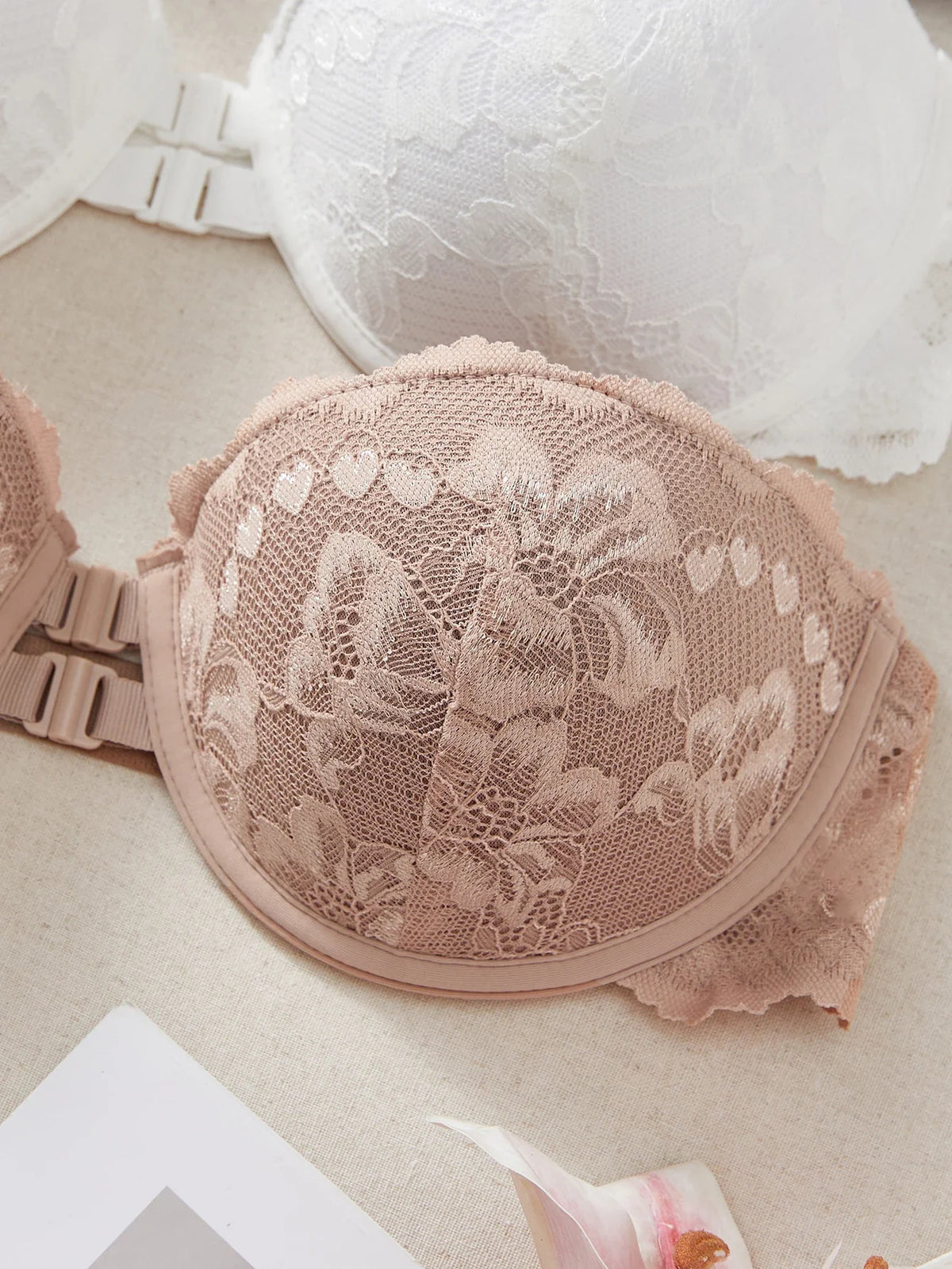 3Pcs/Set Lace Strapless Women&