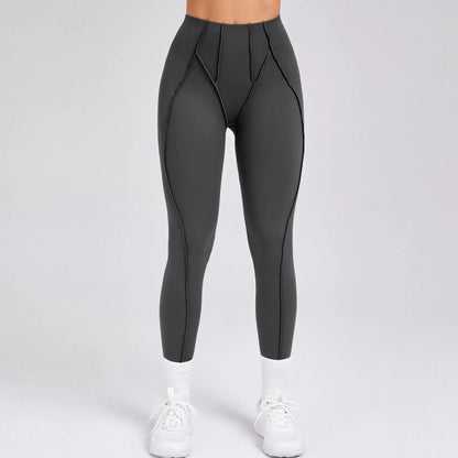 2-Piece Yoga Set – Open Back Sports Bra &amp; High Waist Shorts