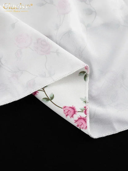Clacive Summer Slim Print Women&