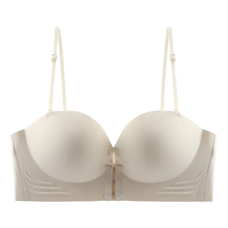 Front Buckle Underwear Convenient Anti Sagging without Shoulder Strap Women&