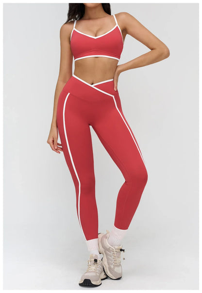 Women Bra Shockproof Gym Top Women Underwear Thin Strap Halter Sports Bras Scrunch Push-up Workout Yoga Tank Tops Women&
