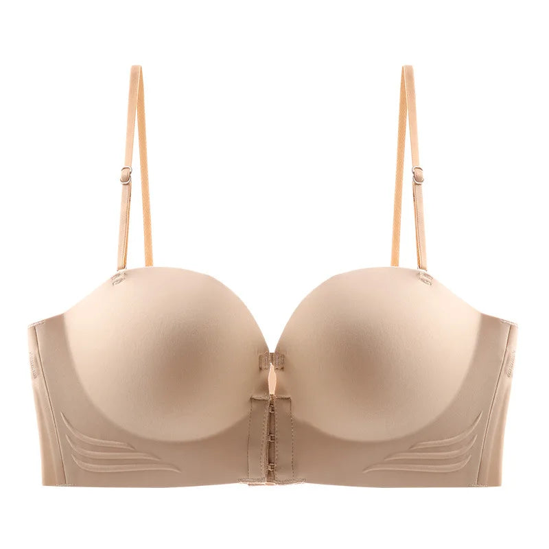 New Front Buckle Underwear Convenient Anti Sagging without Shoulder Strap Women&