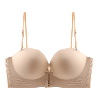New Front Buckle Underwear Convenient Anti Sagging without Shoulder Strap Women&