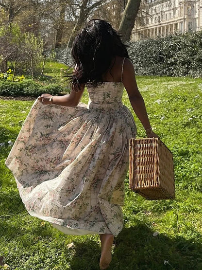 Summer Spring Floral Printed Women&