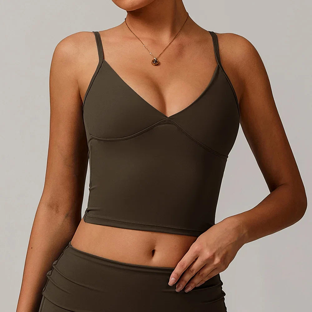 Women Sports Underwear Yoga Top Vest High Shockproof Quick-drying Yoga Gym Bra Push Up Running Fitness Bras Ladies Sportswear