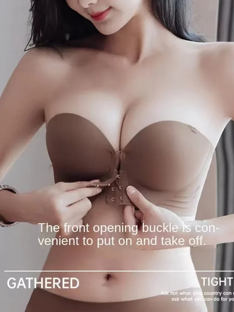 Front Buckle Underwear Convenient Anti Sagging without Shoulder Strap Women&