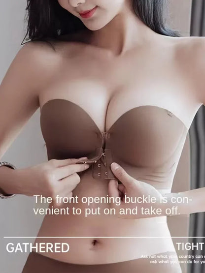 Front Buckle Underwear Convenient Anti Sagging without Shoulder Strap Women&